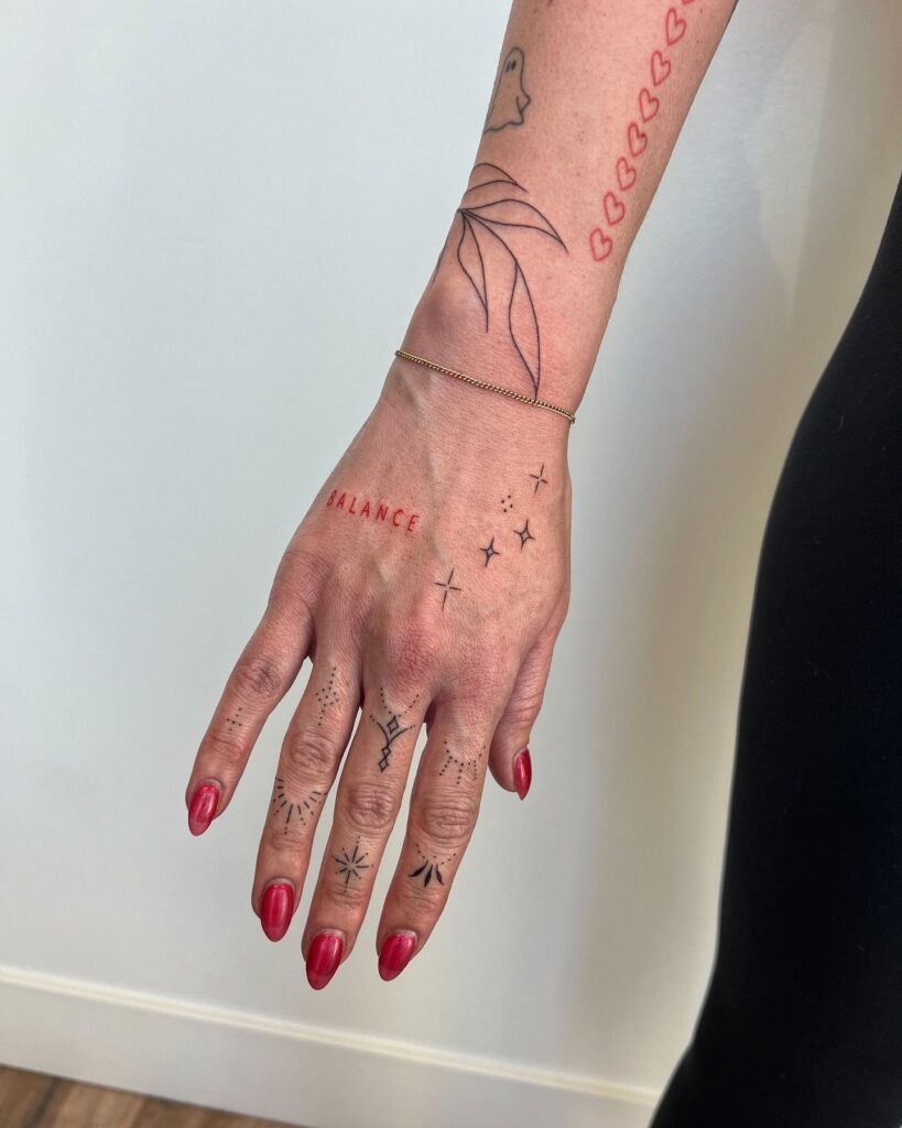 Abstract Embrace Line Art Tattoo Tattoo Design