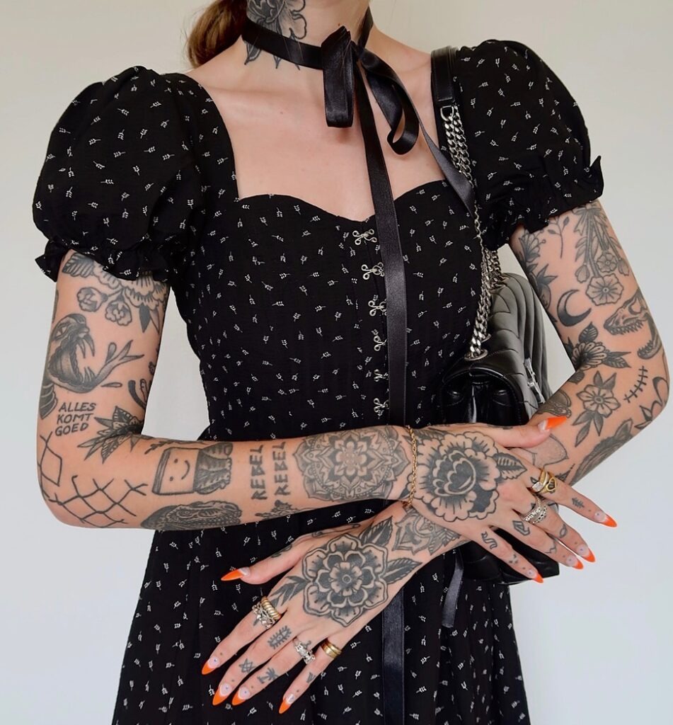 Embrace of Despair Hand Tattoo Tattoo Design