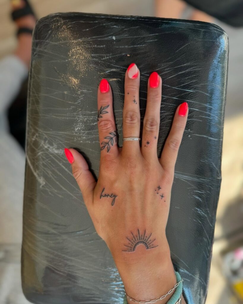Ornamental Floral Mandala Hand Tattoo Tattoo Design