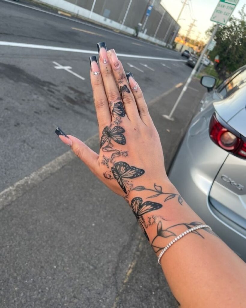 Pretty Hand Tattoo Ideas Tattoo Design