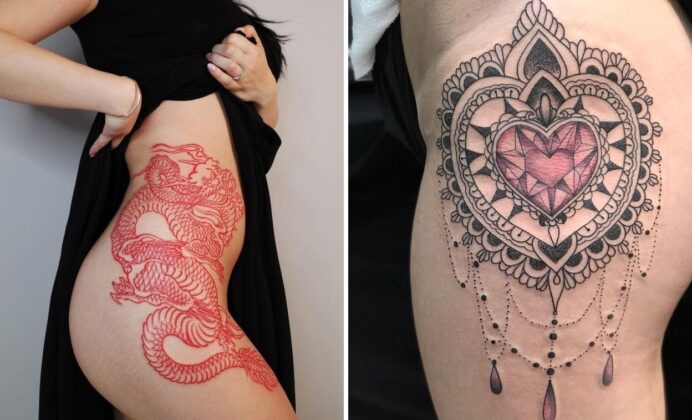 52+ Women Hip Tattoo Ideas & Inspiration