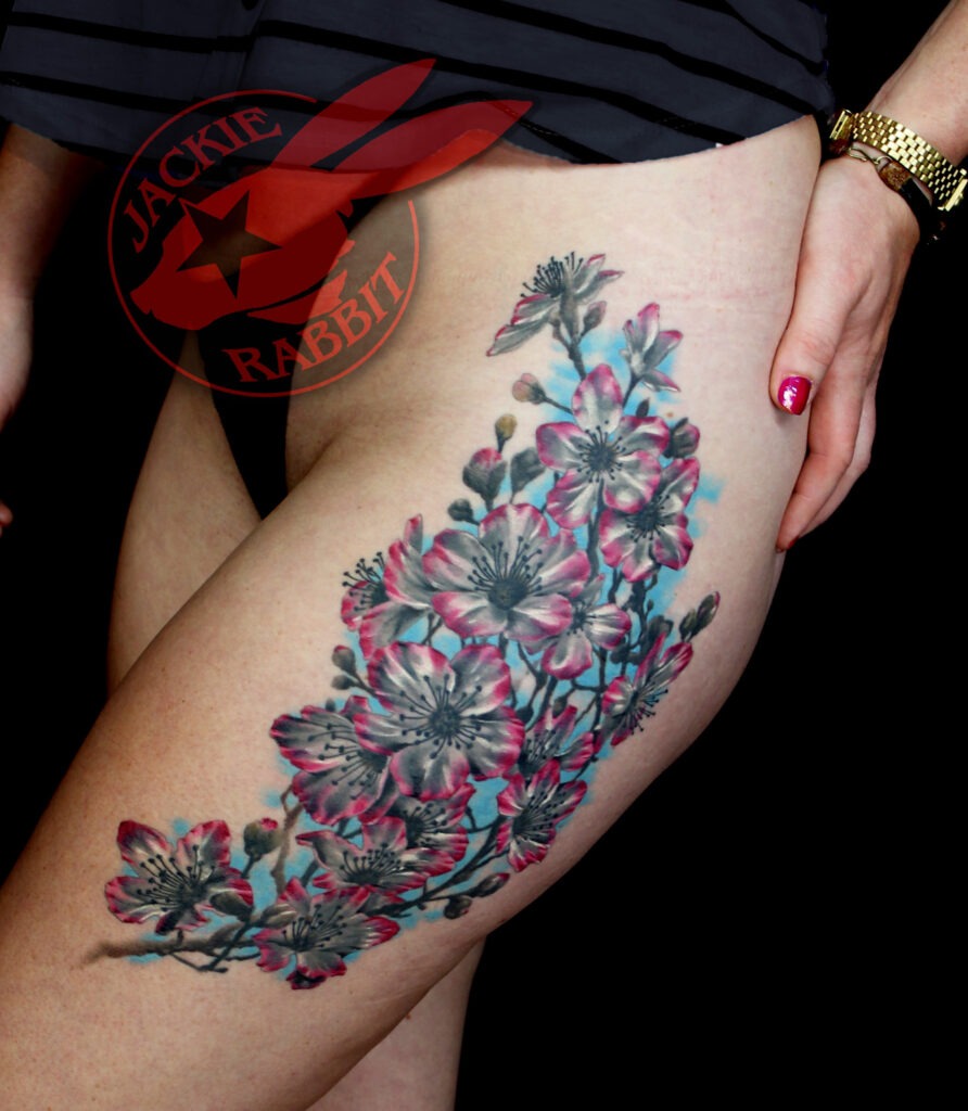 Cherry Blossom Tree Tattoo Design