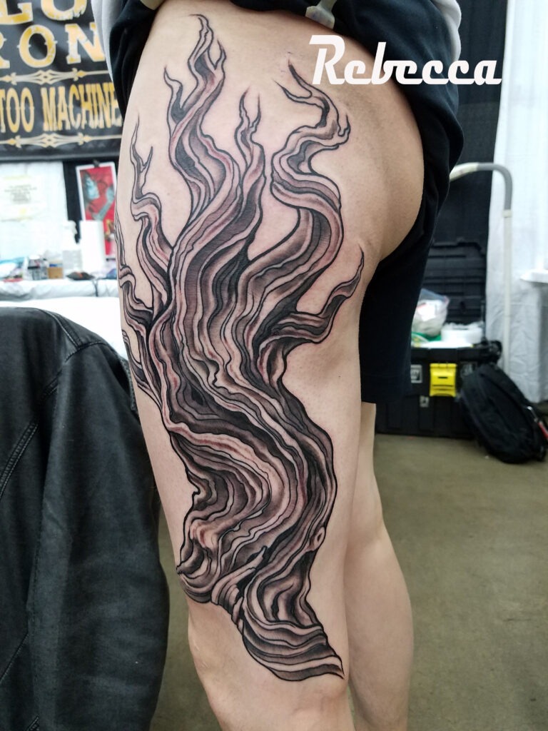 Culture-Inspired Hip & Thigh Tattoo Ideas Tattoo Design