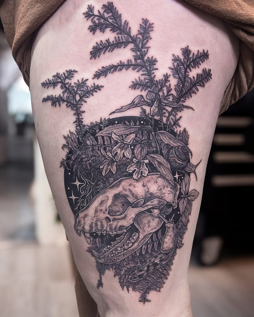 Medusa's Elegance Tattoo Design