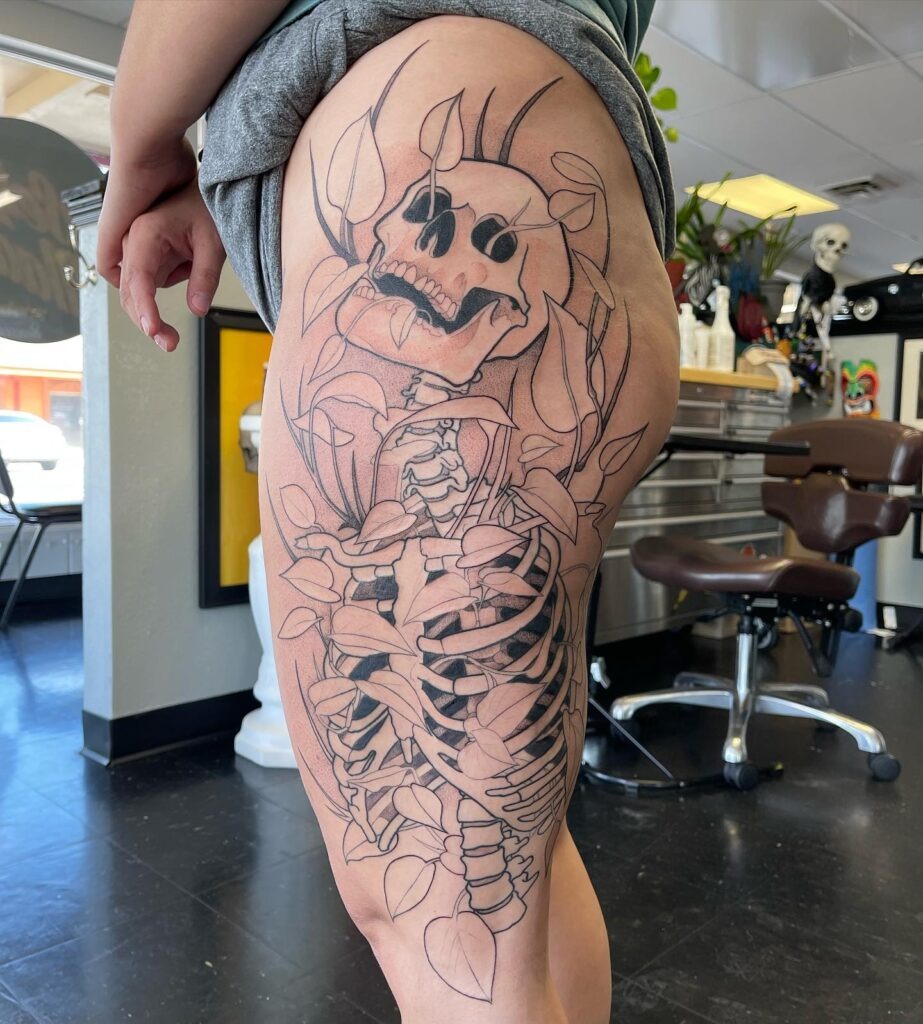 Polynesian Tribal Elegance Tattoo Design