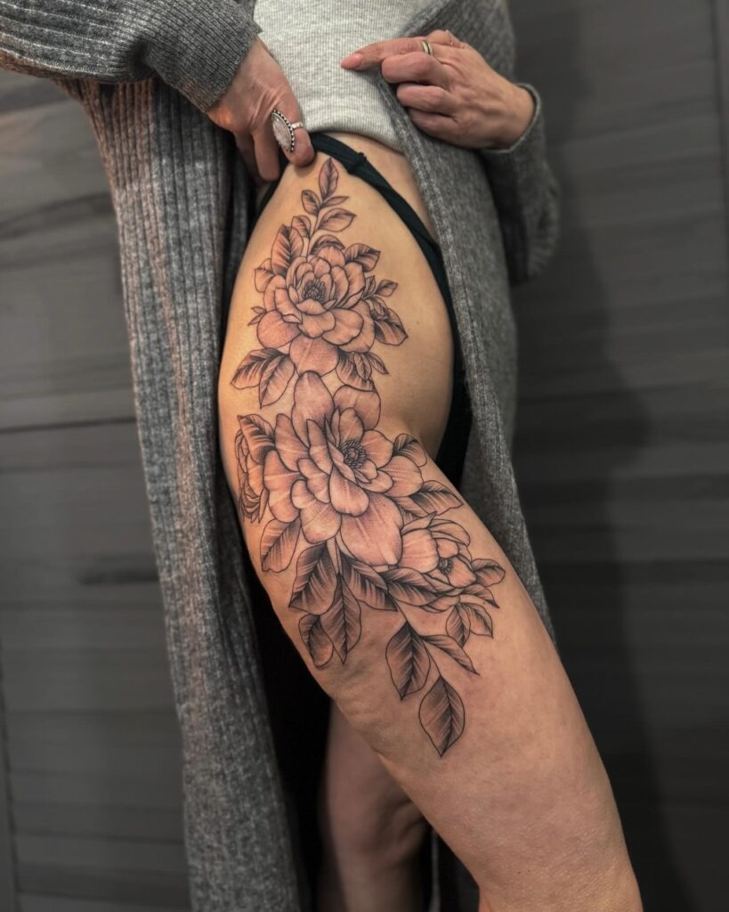 Sunflowers & Butterflies Harmony Tattoo Design