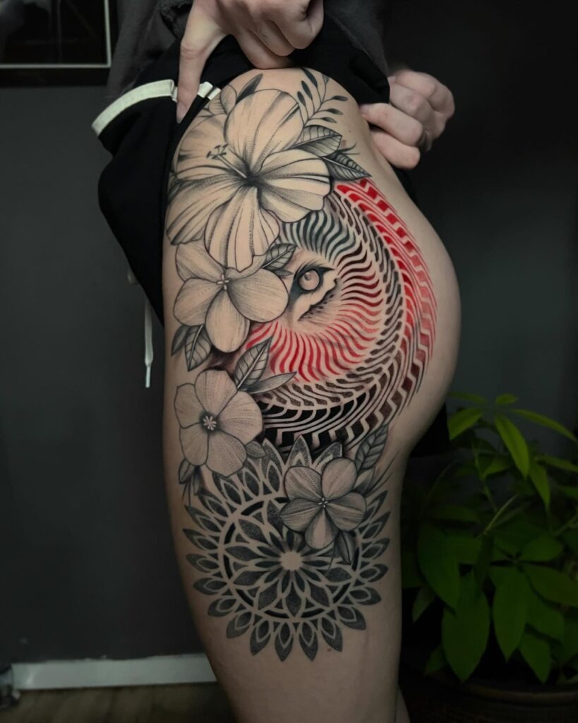Temptation & Serpent Tattoo Design