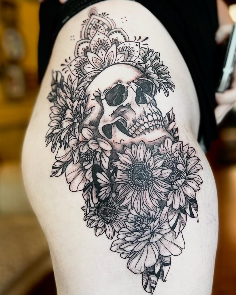 Whispering Vines Tattoo Design