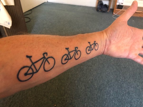 Bicycle Trio Tattoo Tattoo Design