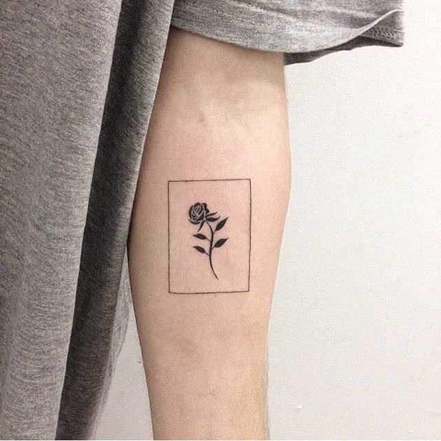 Framed Rose Tattoo Tattoo Design