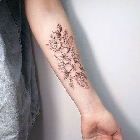 Nature-Inspired Simplicity Tattoo Design