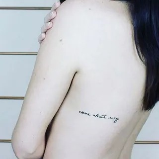 Simple Rib Tattoo Tattoo Design