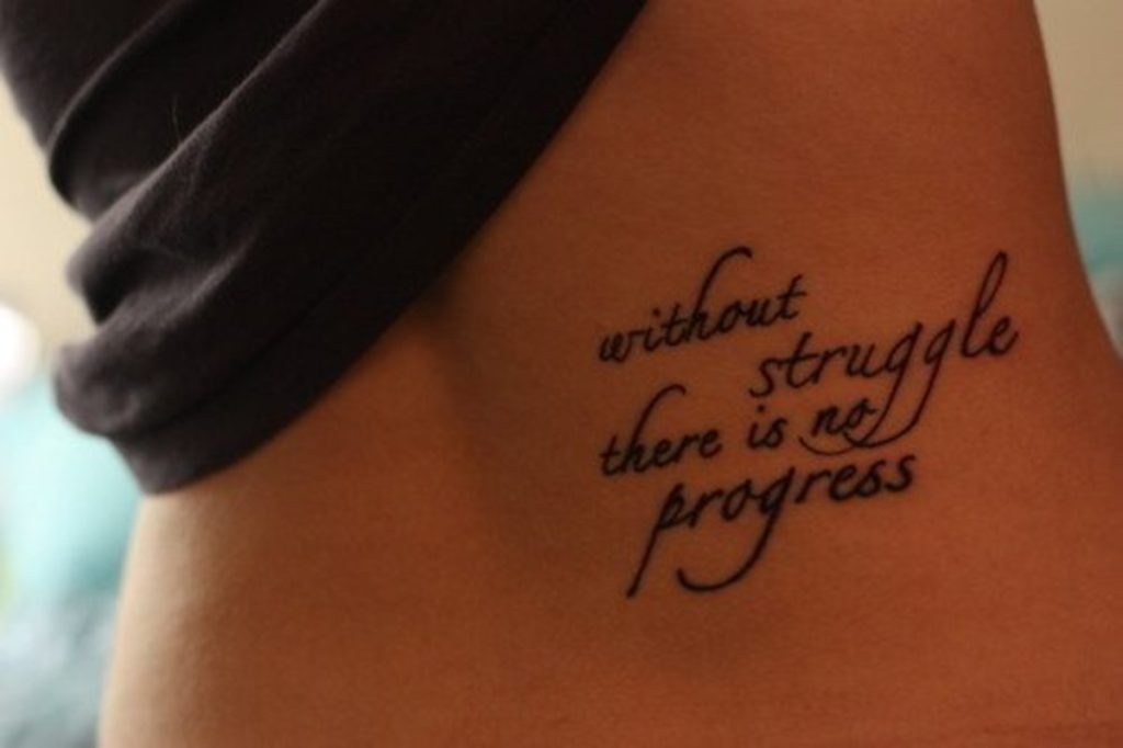 Without Struggle Tattoo Tattoo Design