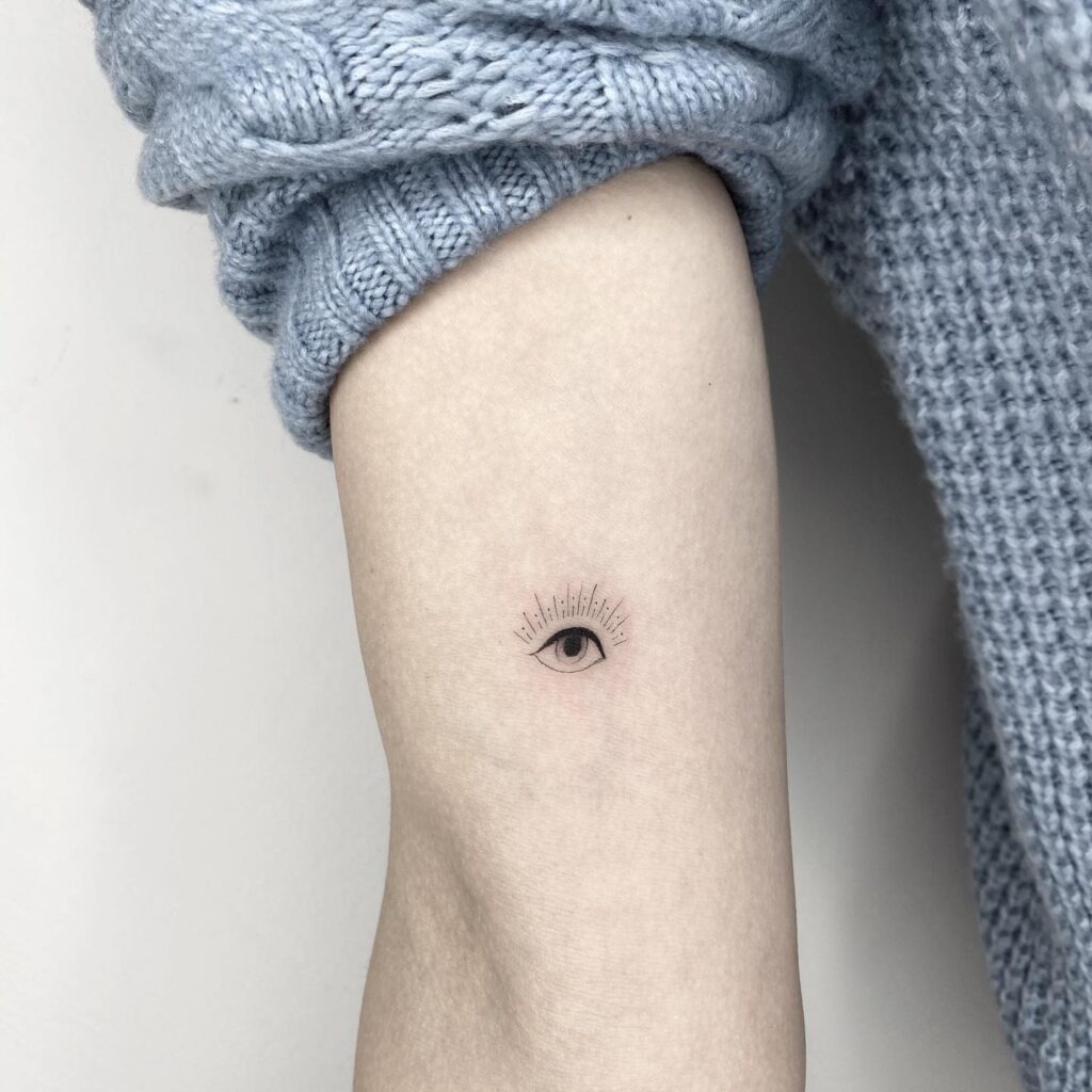 Little All-Seeing Eye Tattoo Tattoo Design