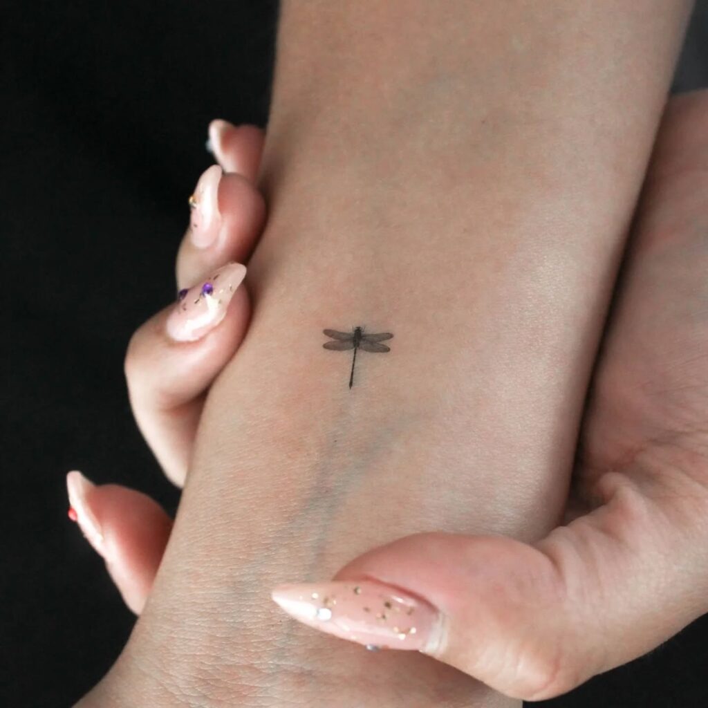 Little Dragonfly Tattoo Tattoo Design