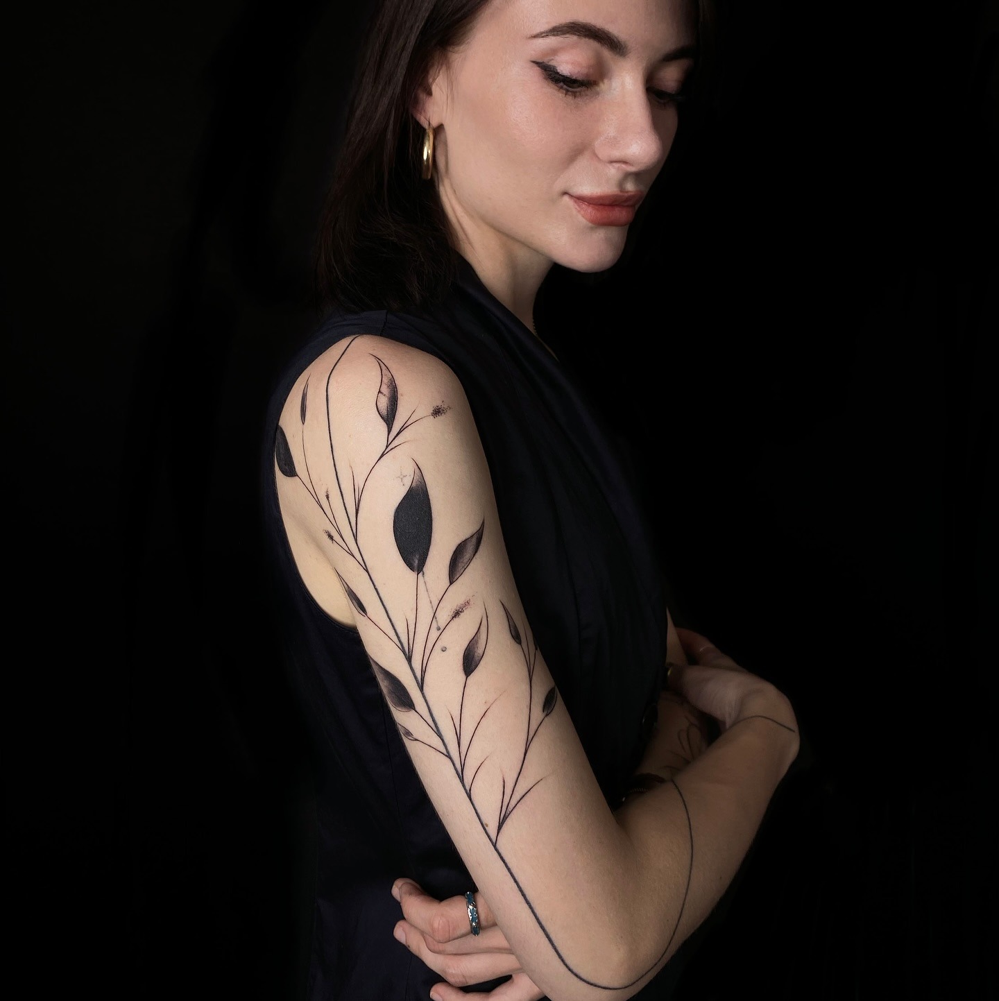 Leaf Vine Finger Tattoo Tattoo Design