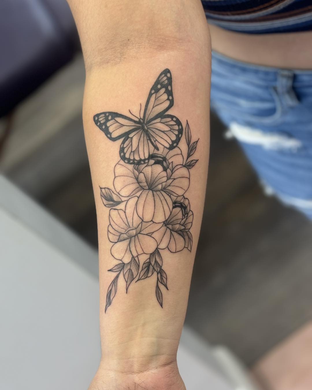Mama and Baby Deer Tattoo Tattoo Design