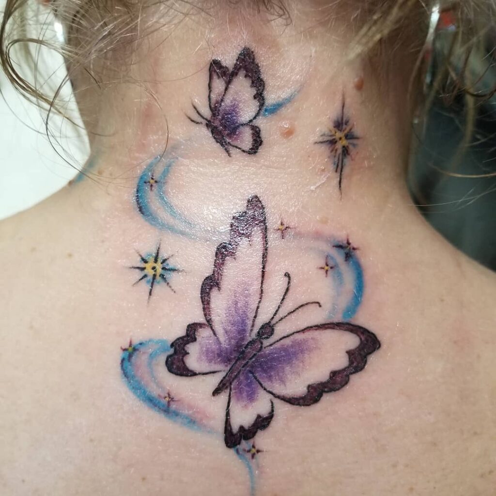 Pretty Neck Tattoos for Women Tattoo Design