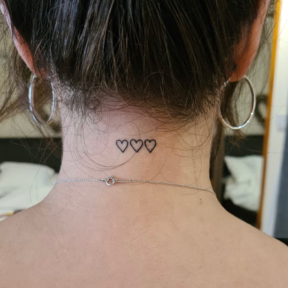 Simple Script ‘Rare’ Neck Tattoo Tattoo Design