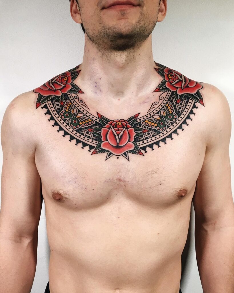 Aztec Collar Armor Tattoo Tattoo Design