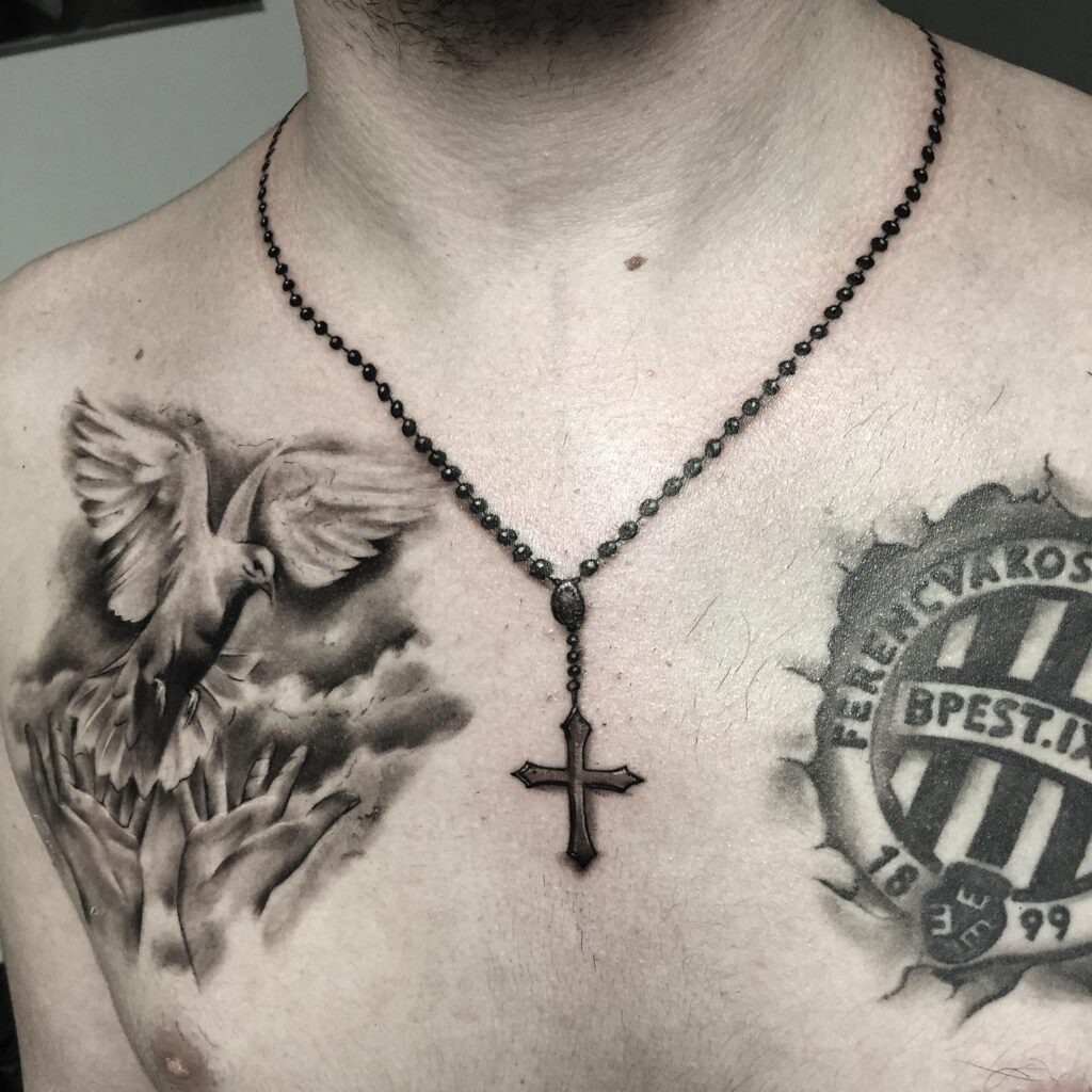 Barbed Wire Sword Necklace Tattoo Tattoo Design
