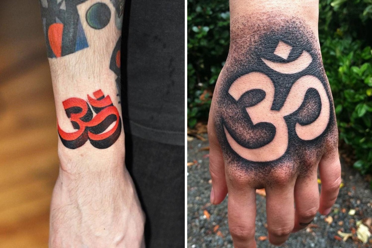 25 Om Tattoo Ideas Modern Minimal Meaningful Designs For Women And Men Featured Lookbook Collage