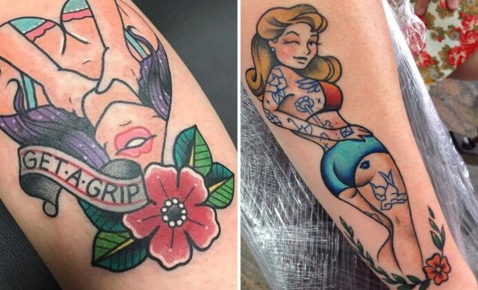 Women Pin Up Girl Tattoo Ideas That Make a Bold Artistic Statement
