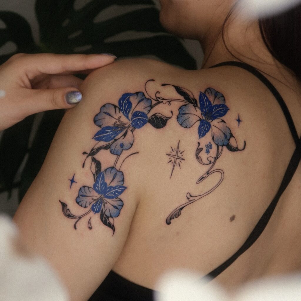 Peruvian Lilies Shoulder Tattoo Tattoo Design
