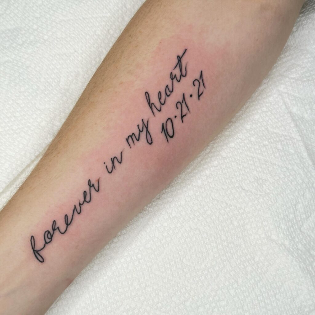Enough Is Too Much Quote Tattoo Tattoo Design
