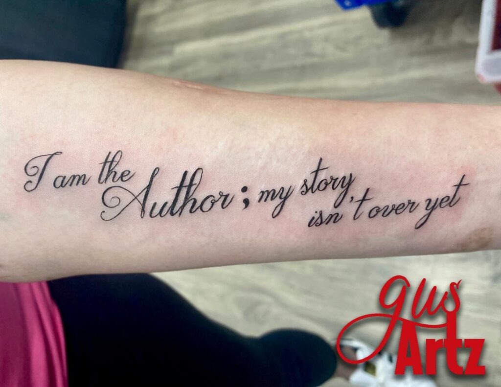 Fly After the Fall Quote Tattoo Tattoo Design