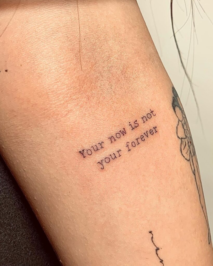 I Can and I Will Quote Tattoo Tattoo Design