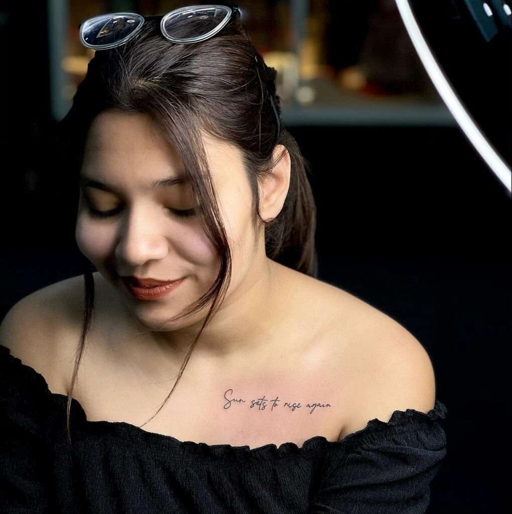 Inspirational Quote Tattoos for Women Tattoo Design