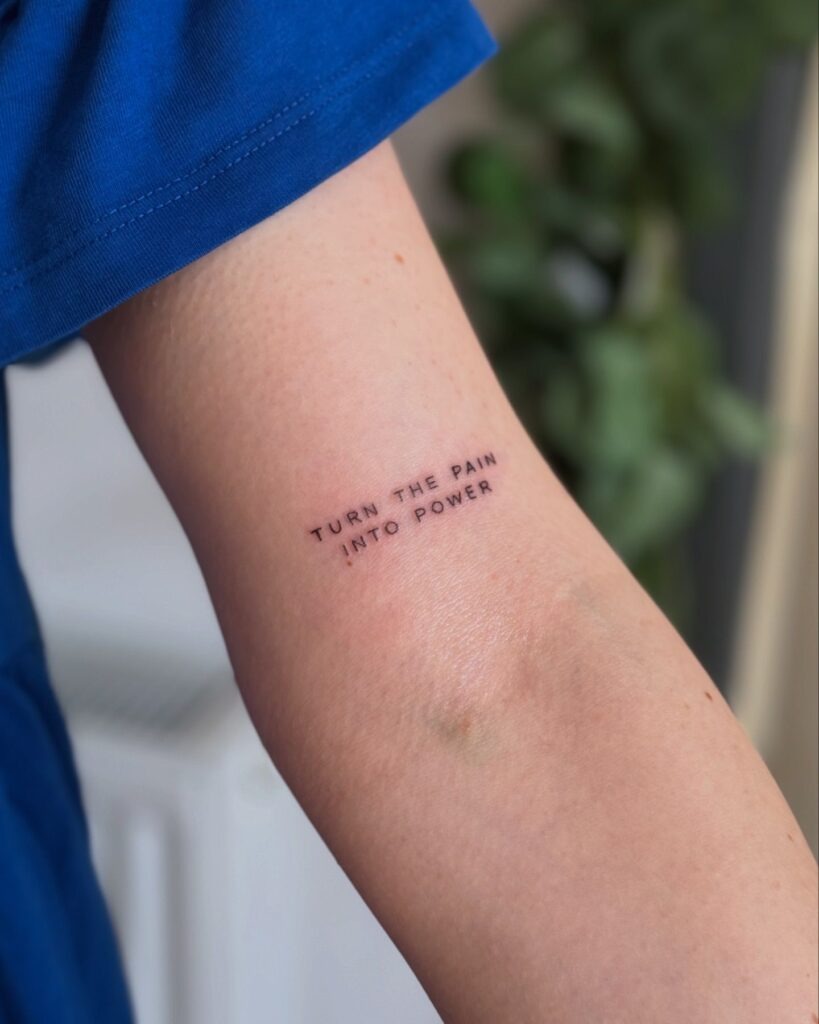 More Than Enough Quote Tattoo Tattoo Design