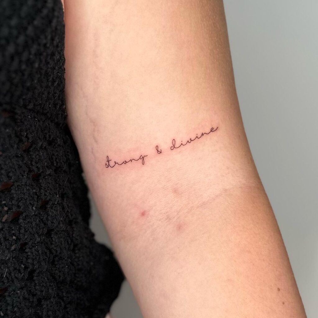 One Life Quote Tattoo Tattoo Design