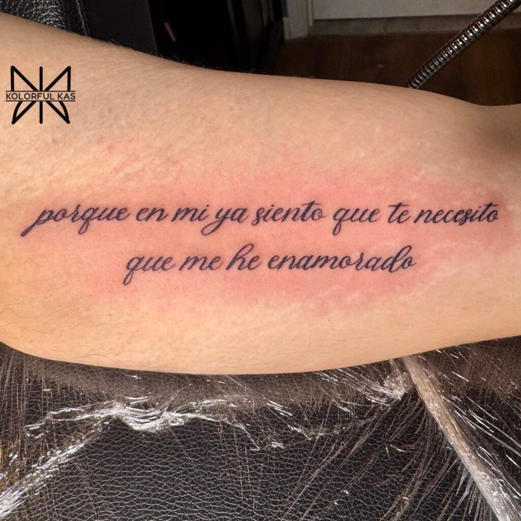 Sunset to Rise Again Quote Tattoo Tattoo Design