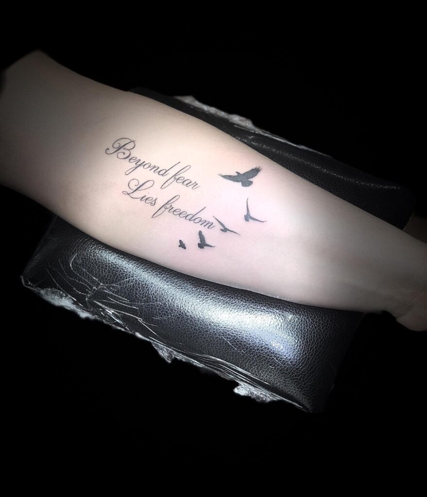 Surviving Beautifully Quote Tattoo Tattoo Design