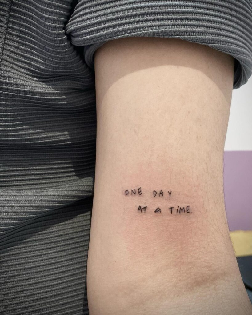 You Can You Will You Must Quote Tattoo Tattoo Design