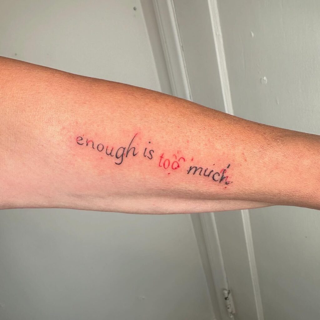 Your Beautiful Darkness Redefines the Light Quote Tattoo Tattoo Design