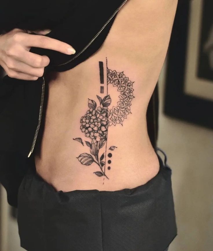 Minimalist Birds in Flight Tattoo Design