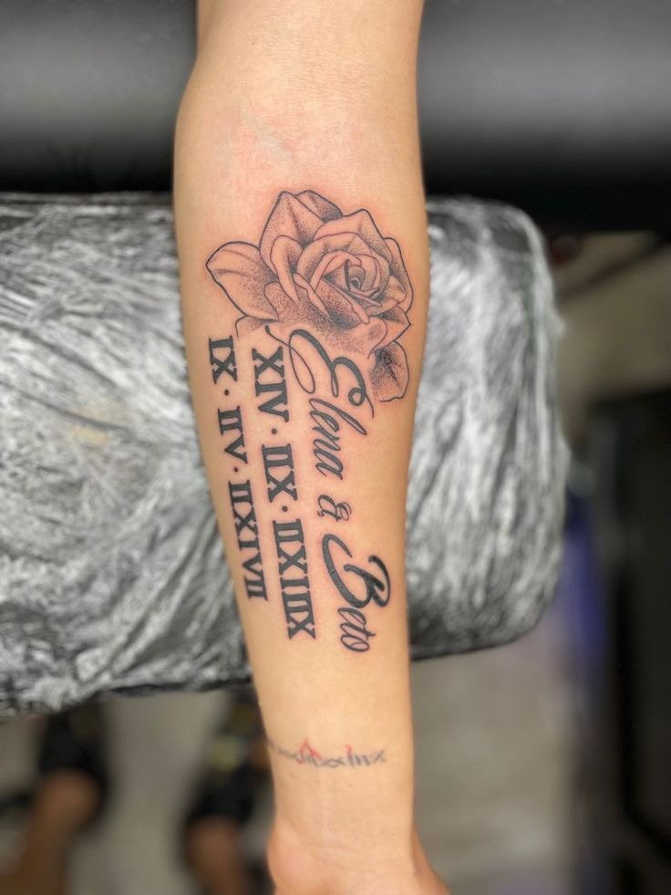 Vintage Minimalism Tattoo Design