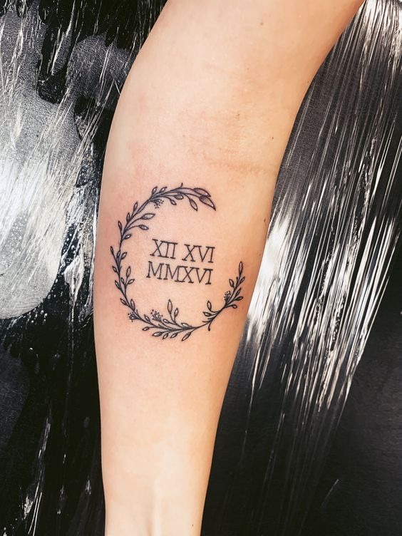 Words Across Time Tattoo Design