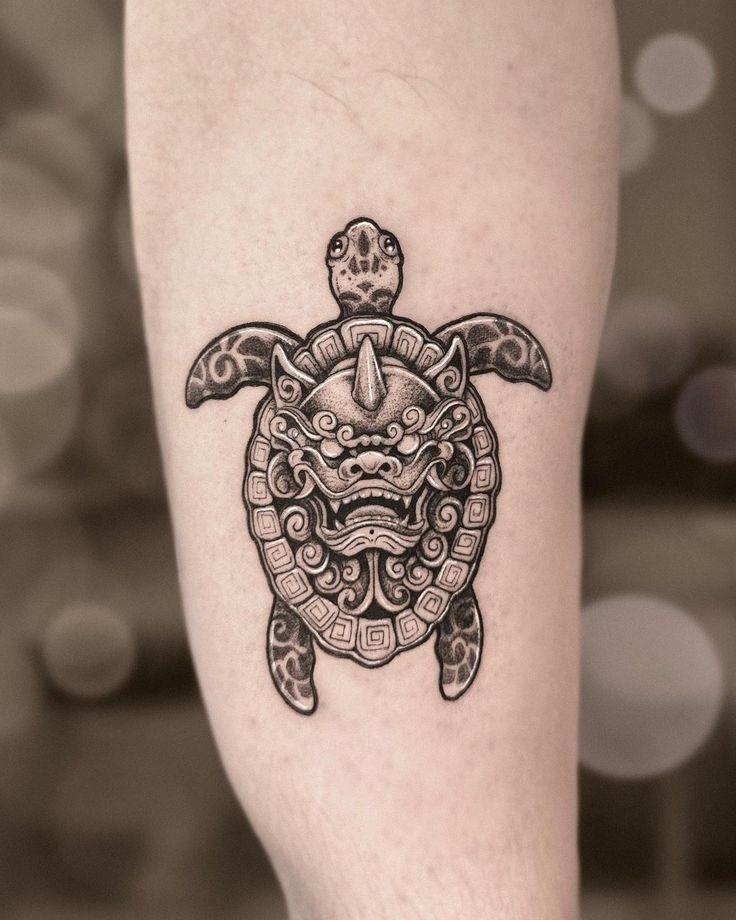 The tattoo functions as a spiritual force rather than just a decorative mark.