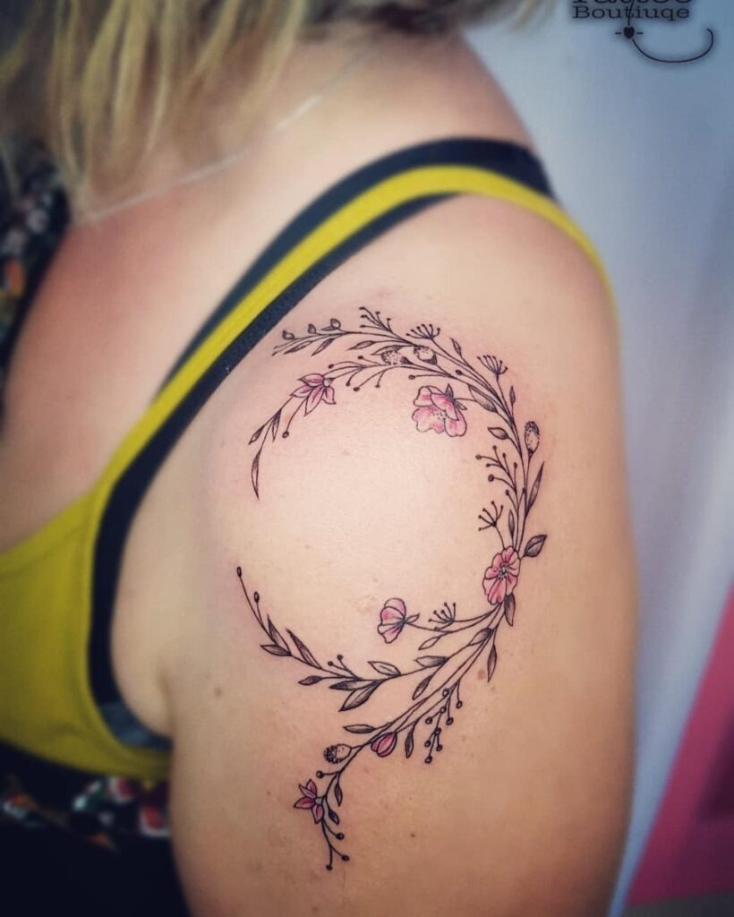 Realistic Monarch Butterfly Shoulder Tattoo Tattoo Design