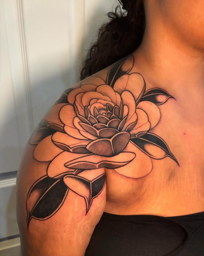 Upper/Top of Shoulder Tattoo Ideas Tattoo Design