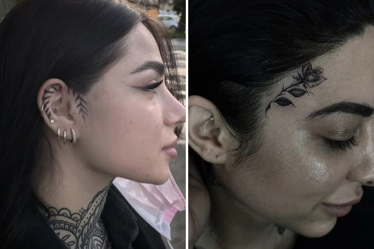 21+ Women Side Face Tattoo Ideas For a Unique Expression of Style Featured Lookbook Collage