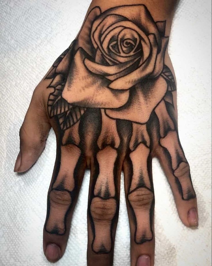 Anatomical Precision with Matte Texture Tattoo Design