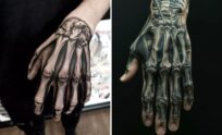 Women Skeleton Hand Tattoo Ideas That Make a Bold Artistic Statement