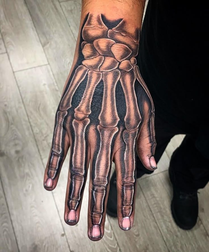 Optical Illusion Skull Tattoo Design