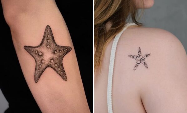 30+ Women Starfish Tattoo Ideas & Inspiration