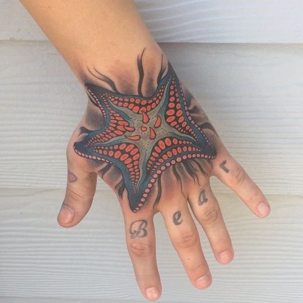 Tiny Wrist Starfish Tattoo Tattoo Design